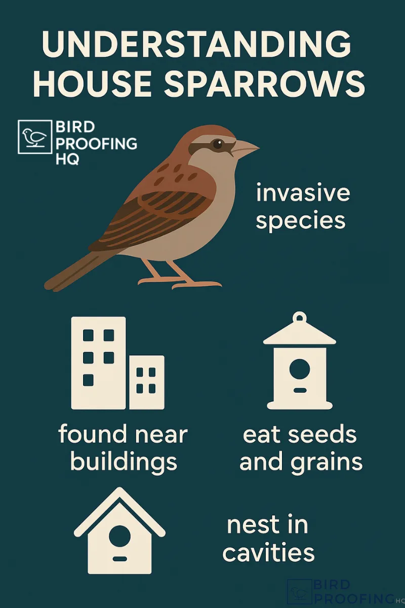 How sparrows behave and what attracts them